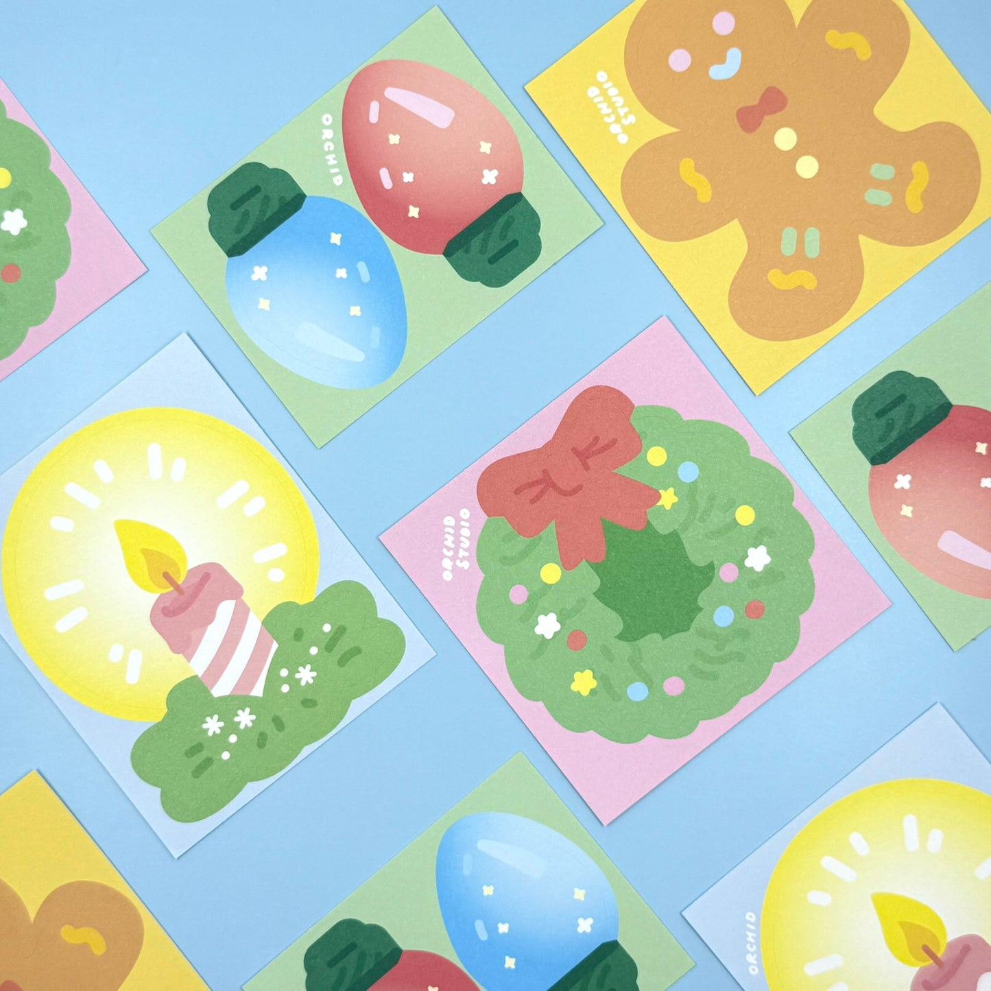 Orchid Studio Christmas Variety Memo Stickers