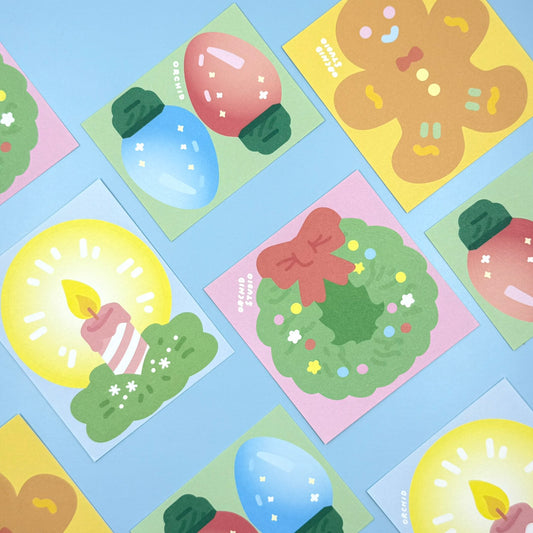 Orchid Studio Christmas Variety Memo Stickers