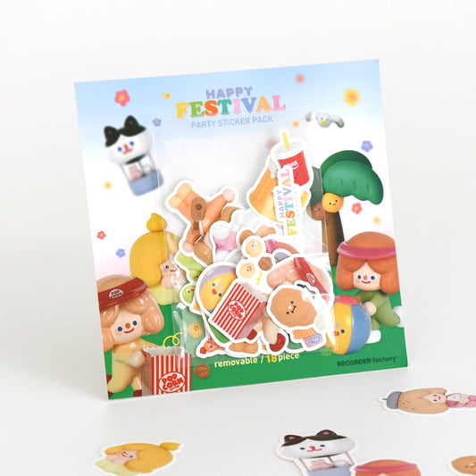 Recorder Factory Happy Festival Sticker Pack