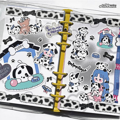 Ato and Bandi Dalmatian Sticker Sheet - Dandy Mail