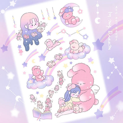 Ato and Bandi In My Dream Sticker Sheet - Dandy Mail