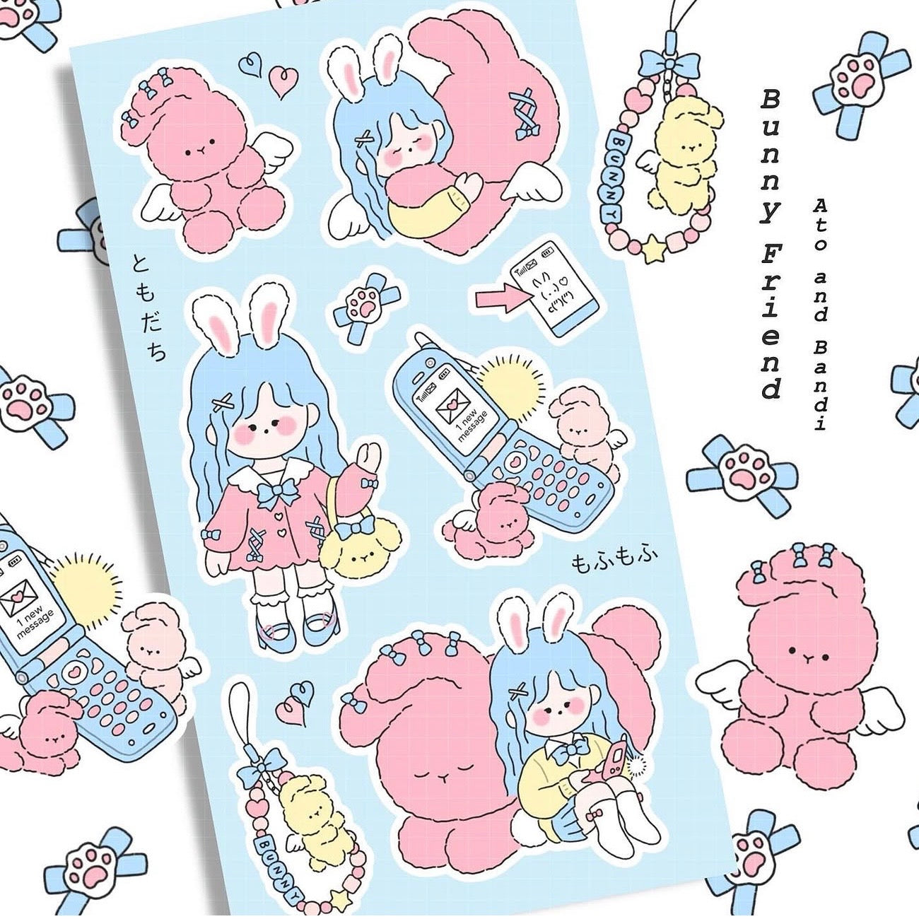 Ato and Bandi  Sticker Sheet - Dandy Mail