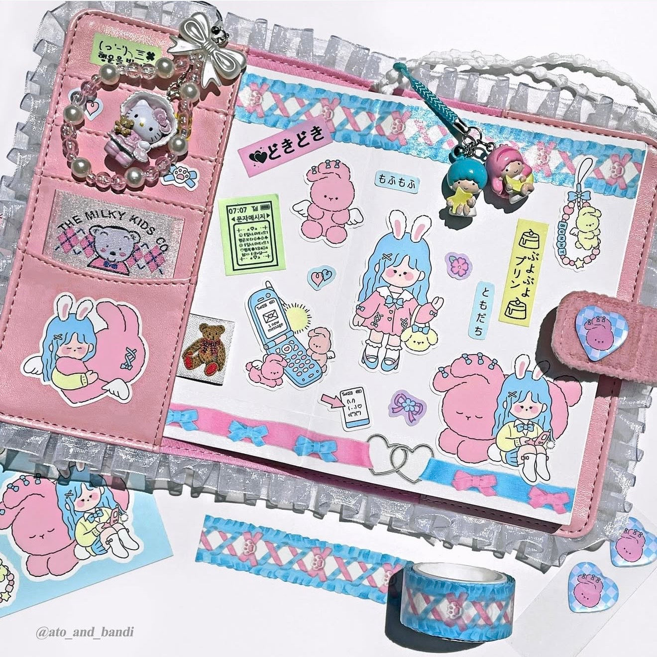Ato and Bandi  Sticker Sheet - Dandy Mail