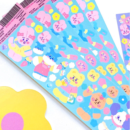 Ppomppom Studio Friends Sticker Sheet - Dandy Mail