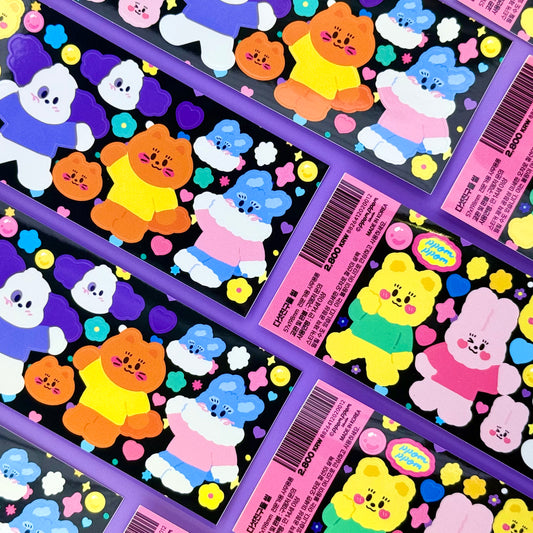 Ppomppom Studio Pals Sticker Sheet - Dandy Mail