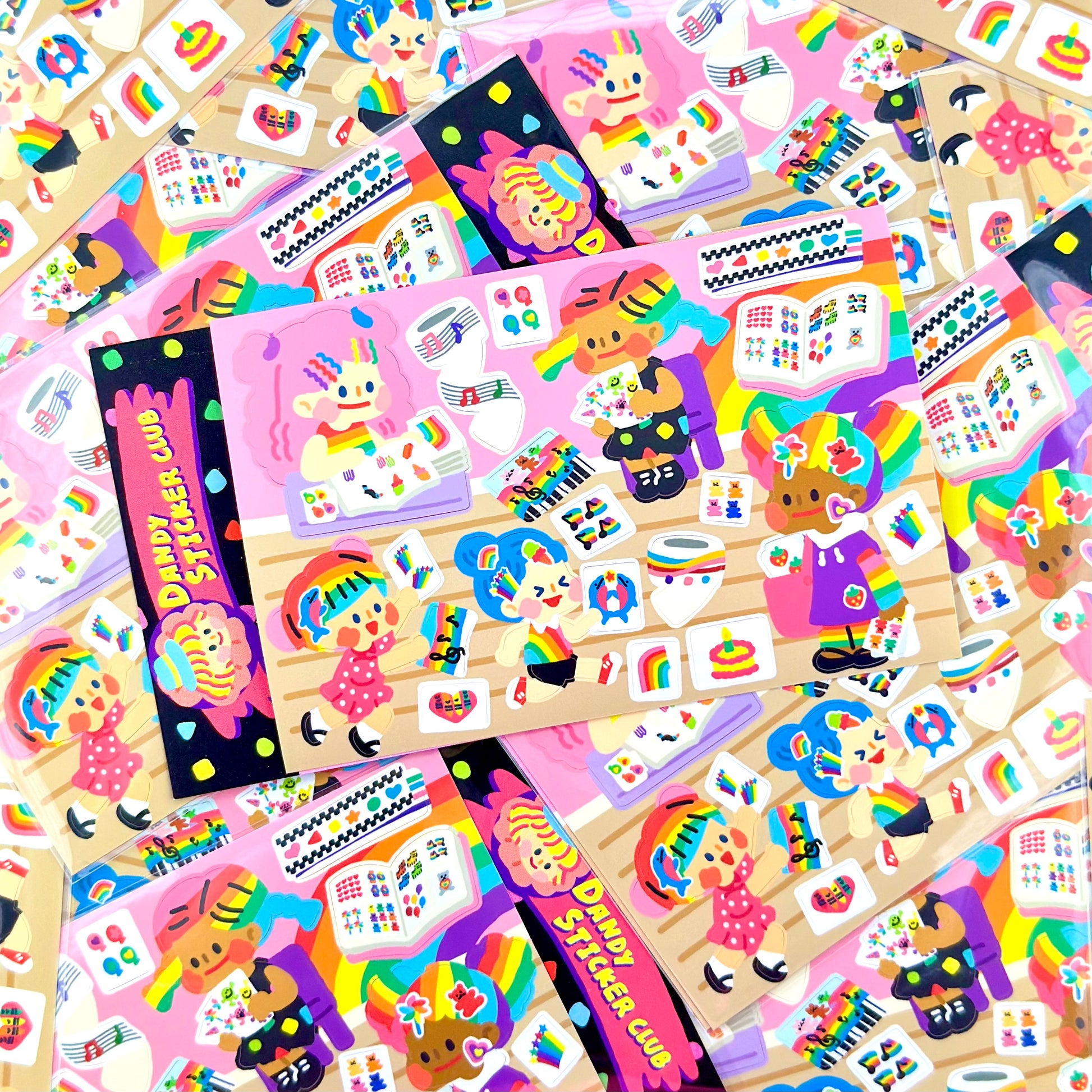 Dandy Mail x Dinga Mart Sticker Club Sheet - Dandy Mail