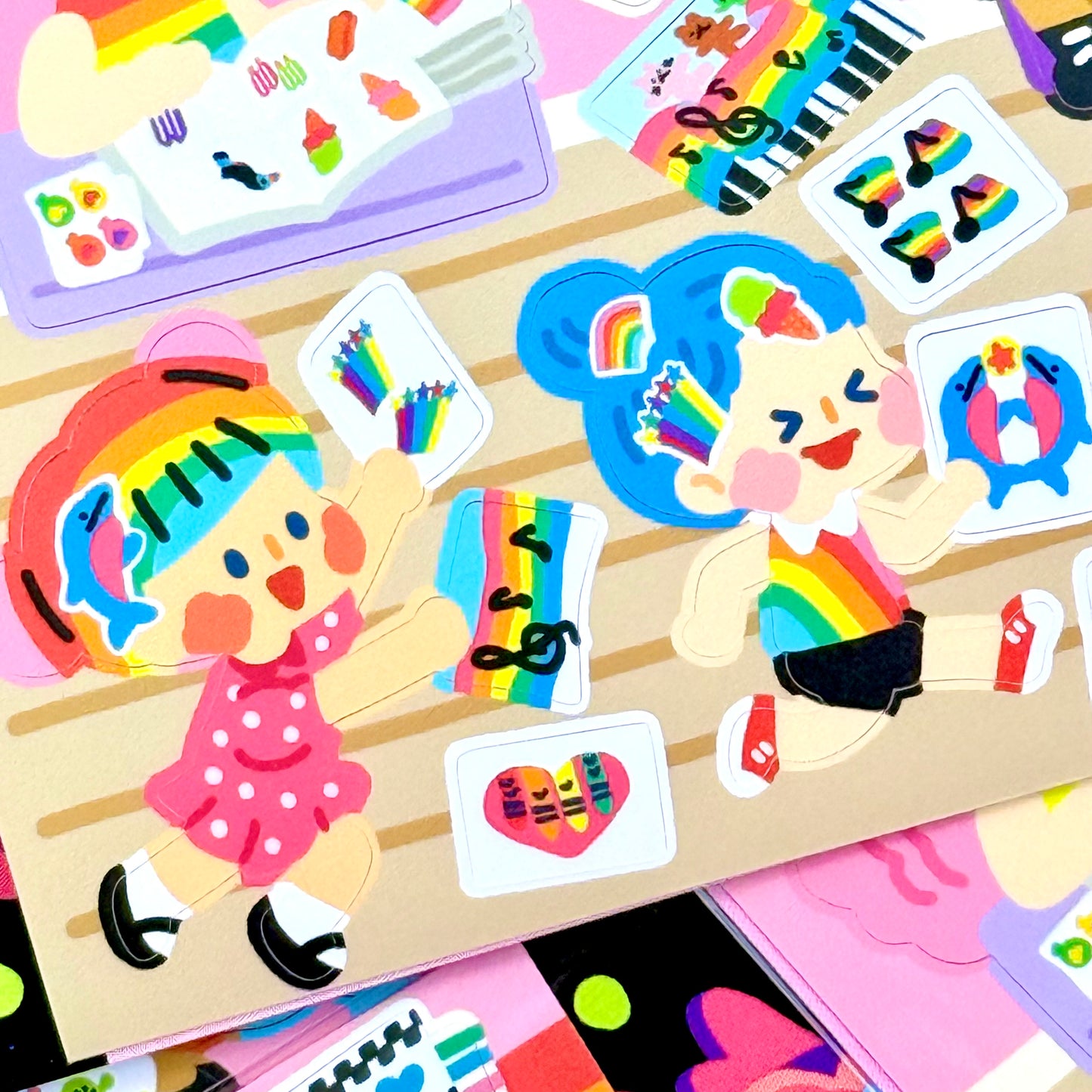 Dandy Mail x Dinga Mart Sticker Club Sheet - Dandy Mail