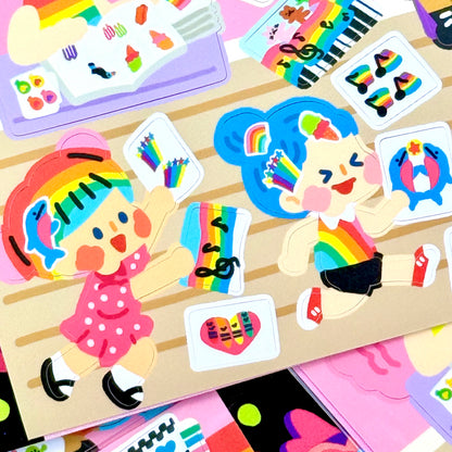 Dandy Mail x Dinga Mart Sticker Club Sheet - Dandy Mail