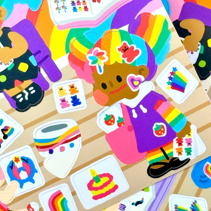 Dandy Mail x Dinga Mart Sticker Club Sheet - Dandy Mail