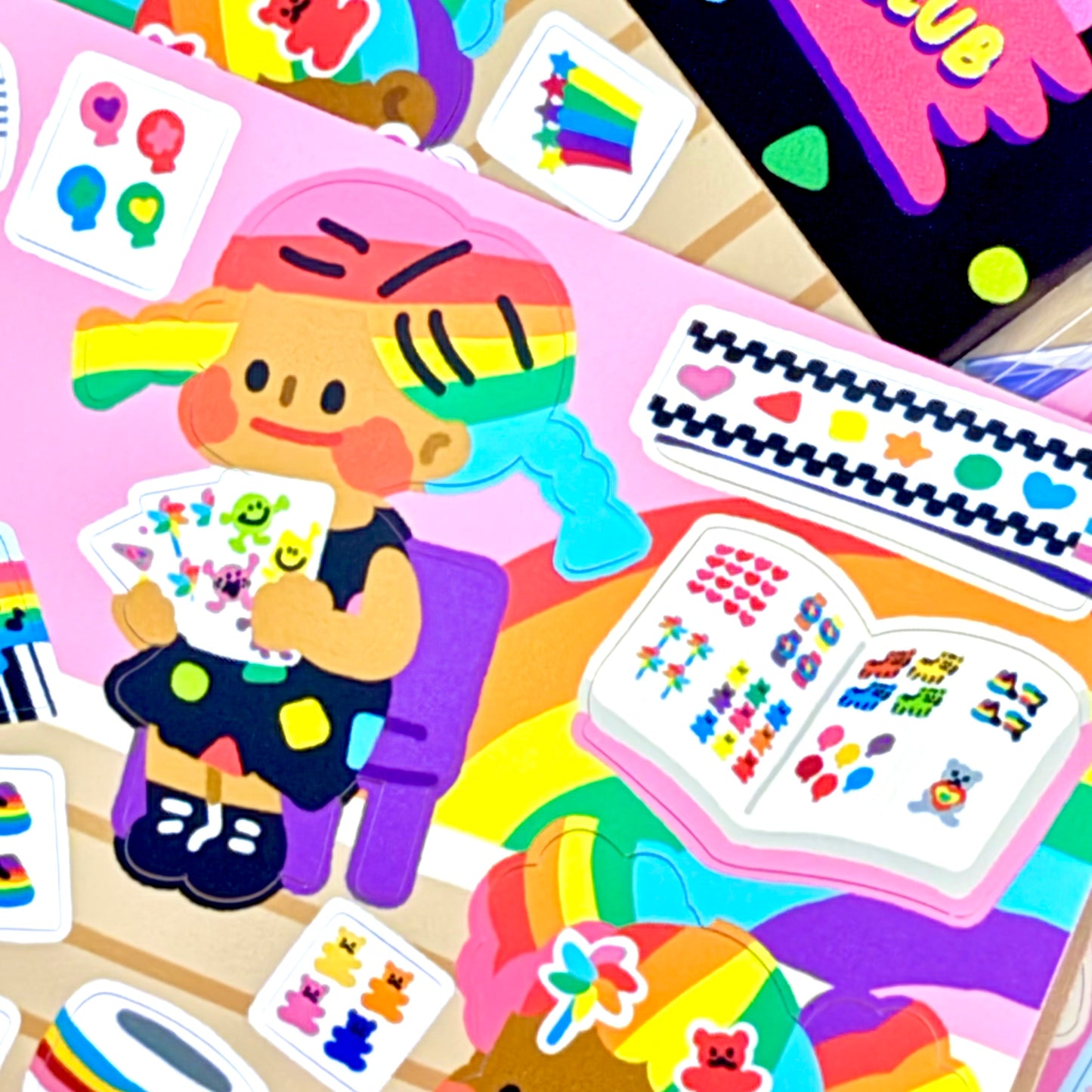 Dandy Mail x Dinga Mart Sticker Club Sheet - Dandy Mail