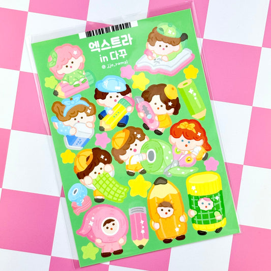 Jjo Ramzi Sticker Sheet - Dandy Mail