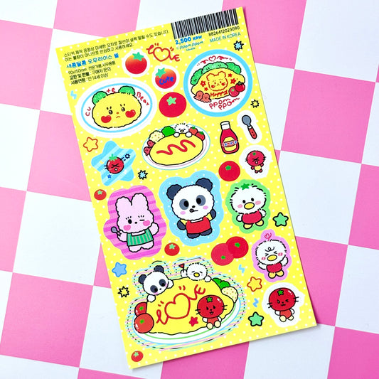 Ppomppom Studio Sticker Sheet - Dandy Mail