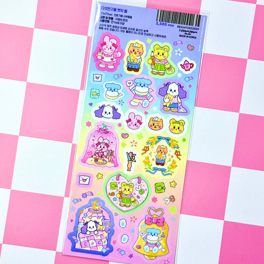 Ppomppom Studio Sticker Sheet - Dandy Mail