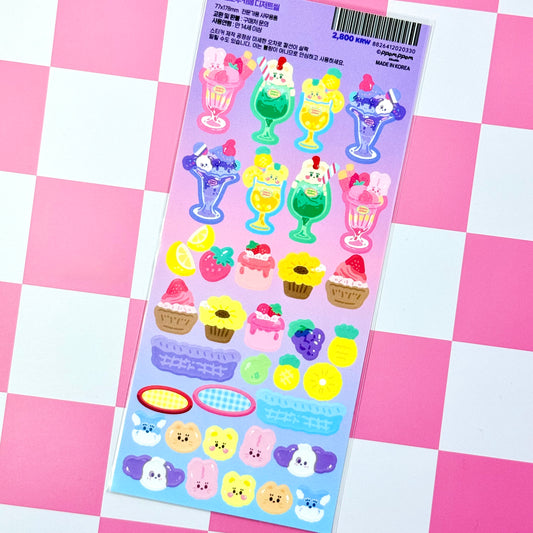 Ppomppom Studio Sticker Sheet - Dandy Mail