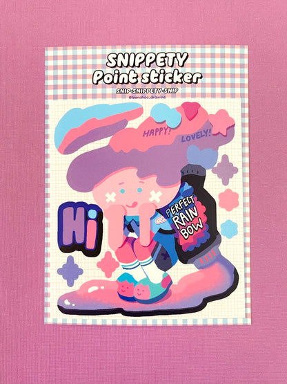 Snip Snippety Snip by Leenahoo Character Stickers - Dandy Mail