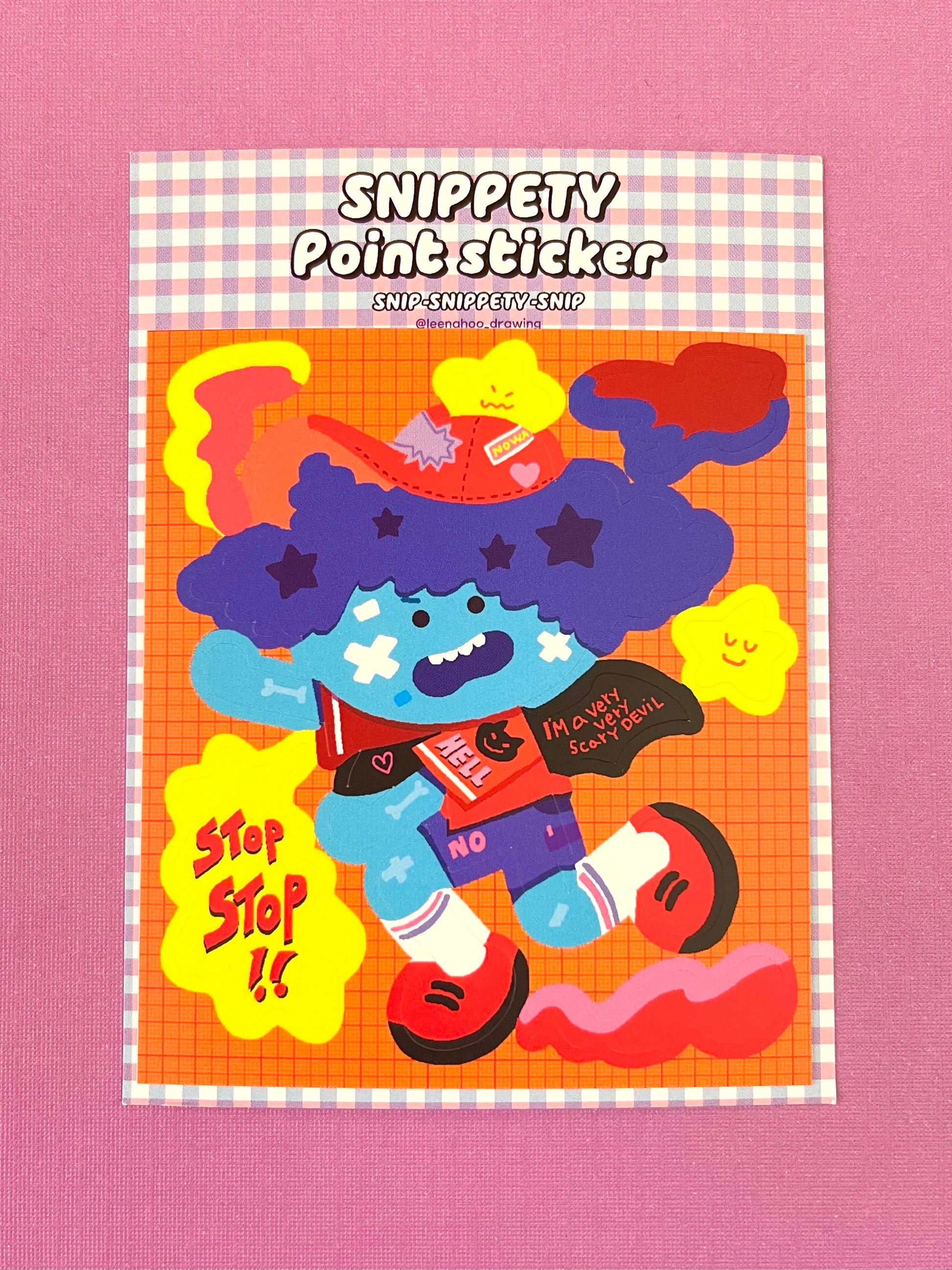 Snip Snippety Snip by Leenahoo Character Stickers - Dandy Mail