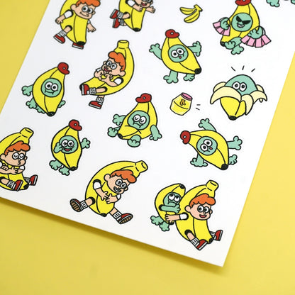 Max0Spicy Charlie & Jonny Banana Buddies Sticker Sheet