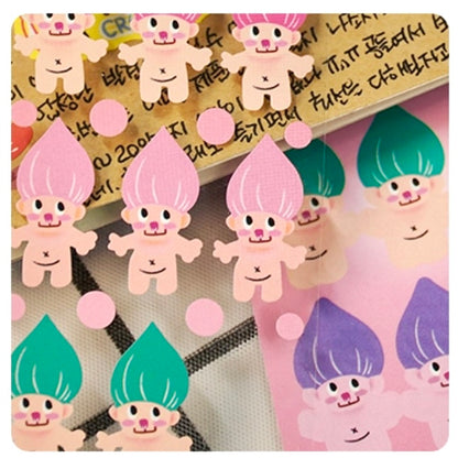 Max0Spicy Troll Friends Sticker Sheet