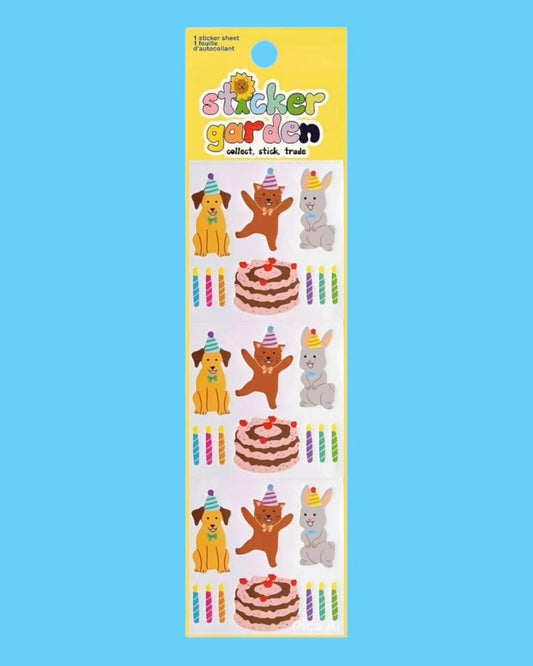 Sticker Garden Animal Party Sticker Sheet - Dandy Mail