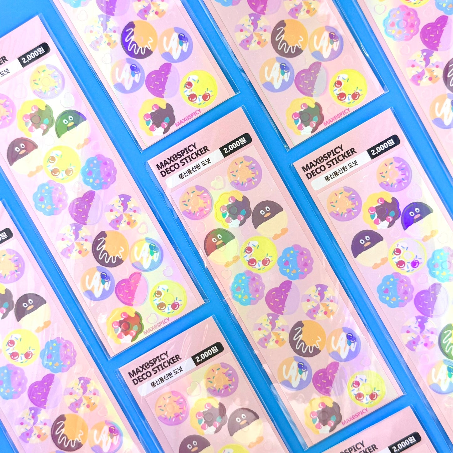 Max0Spicy Donut Fun Sticker Sheet