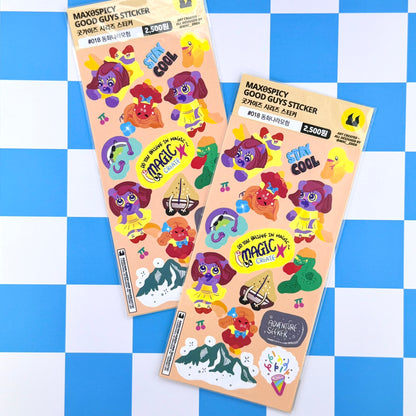 Max0Spicy Fairyland Adventure Sticker Sheet