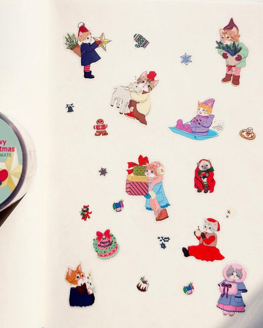 Autumn Fruits Christmas Kiss Cut Tape - Dandy Mail