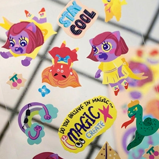 Max0Spicy Fairyland Adventure Sticker Sheet