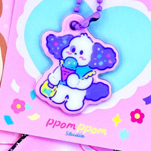 Ppomppom Studio Puffy Keychain - Dandy Mail