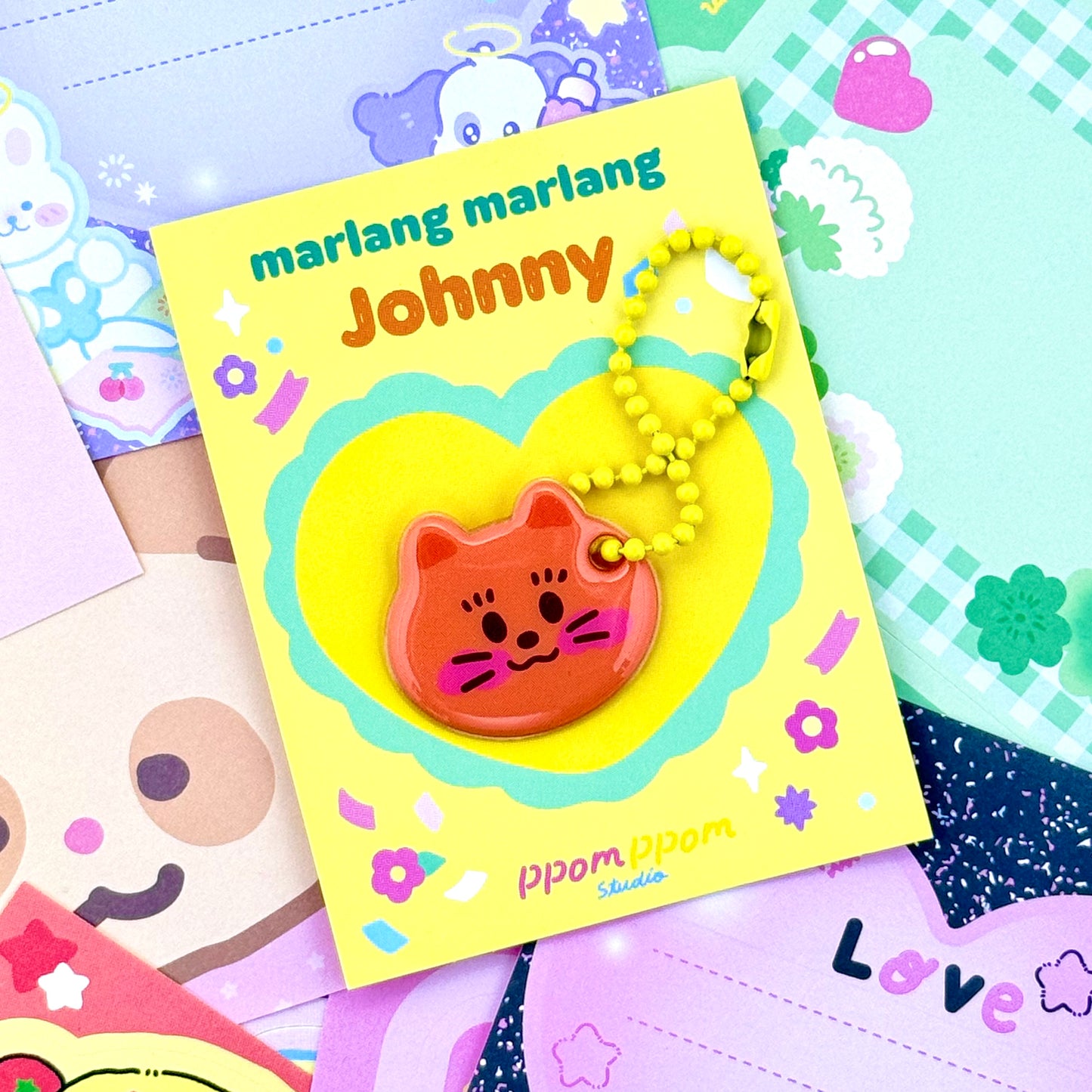 Ppomppom Studio Puffy Keychains - Dandy Mail