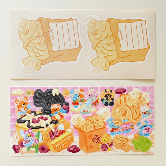 Hongsi Fantasy Red Bean Sticker Sheet