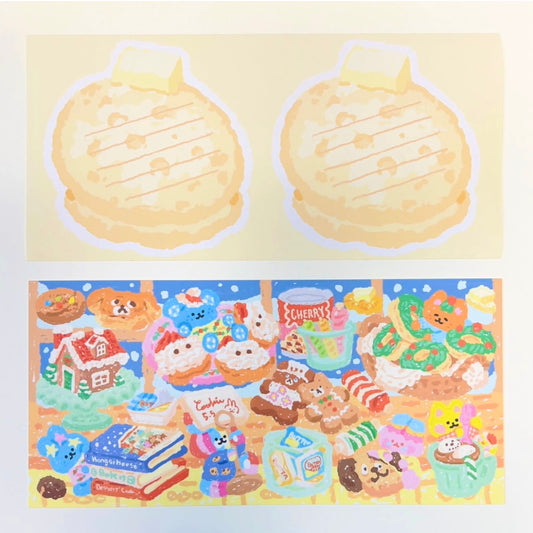 Hongsi Fantasy Christmas Cookies Sticker Sheet