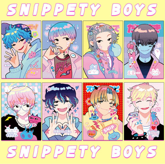 Leenahoo Snippety Boys Sticker Pack - Dandy Mail