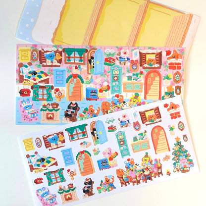 Hongsi Fantasy Christmas Morning Sticker Sheet