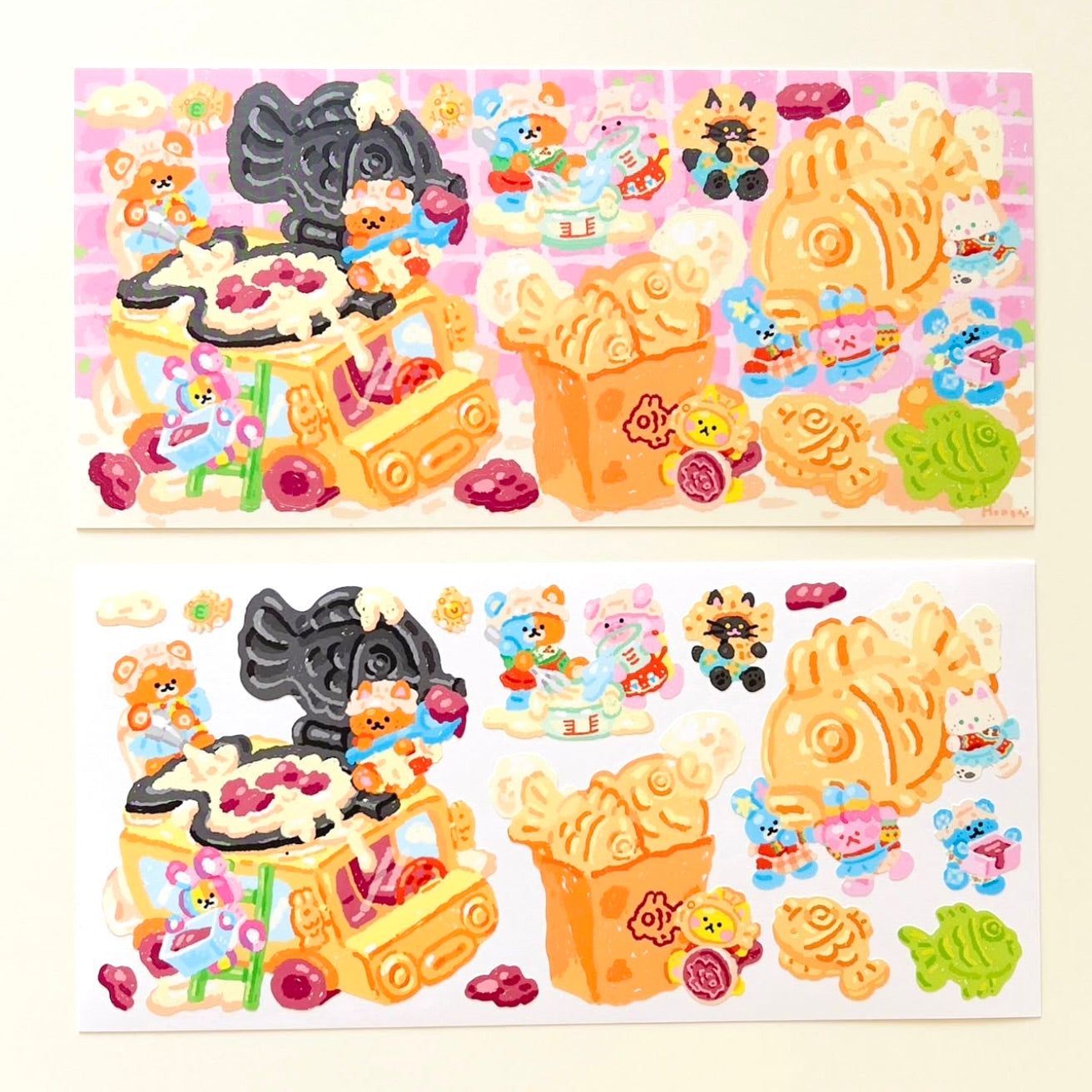 Hongsi Fantasy Red Bean Sticker Sheet