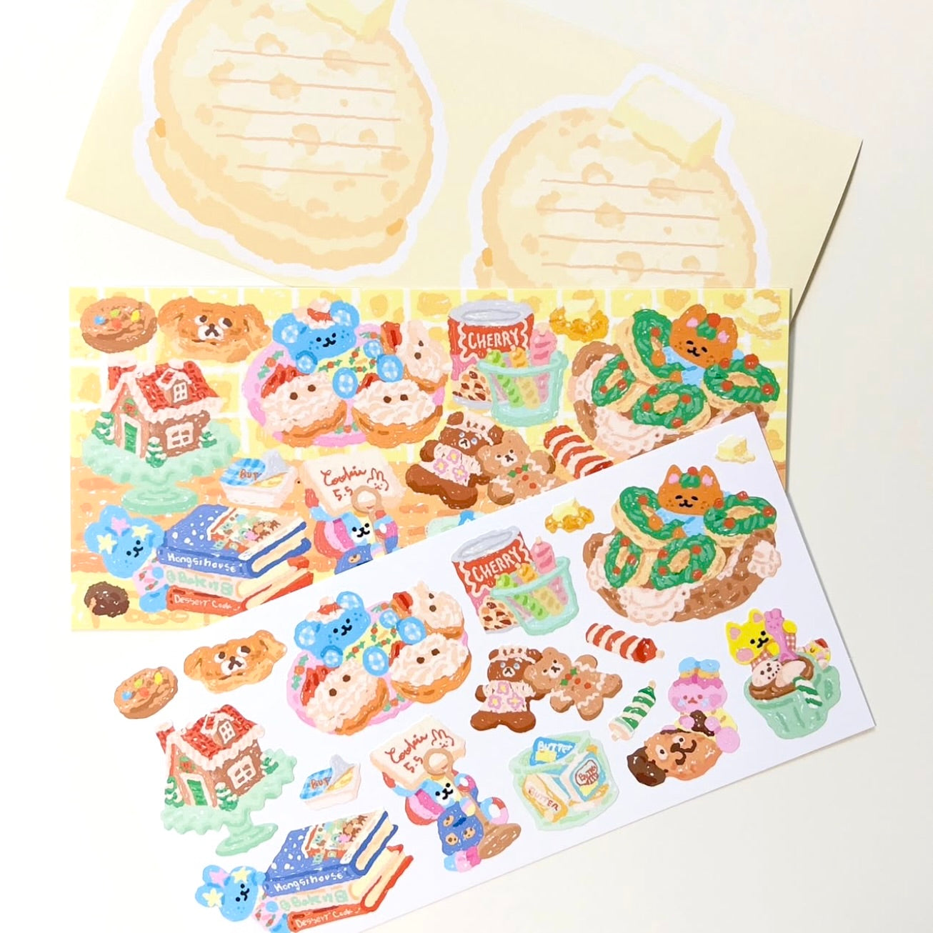 Hongsi Fantasy Christmas Cookies Sticker Sheet