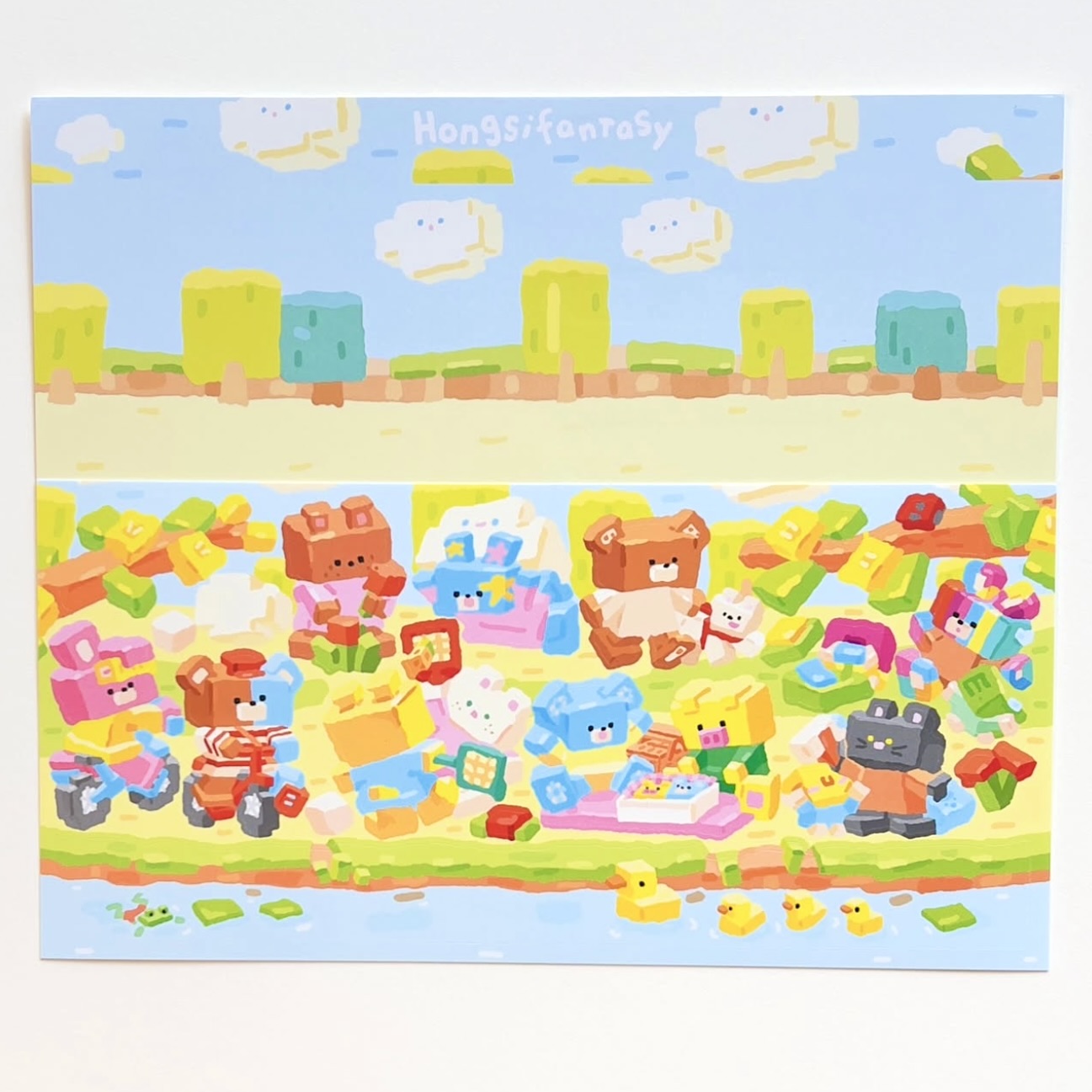 Hongsi Fantasy Spring Time Fun Sticker Sheet