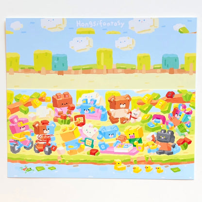 Hongsi Fantasy Spring Time Fun Sticker Sheet
