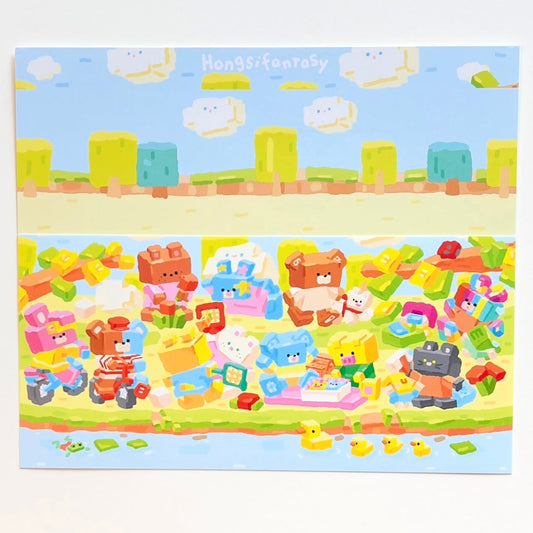 Hongsi Fantasy Spring Time Fun Sticker Sheet