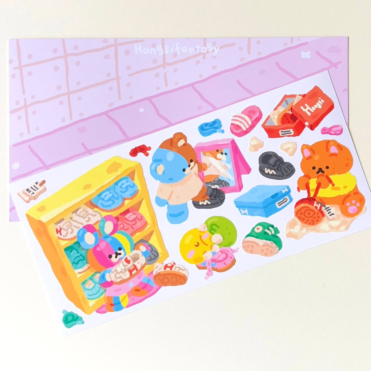Hongsi Fantasy New Shoes Sticker Sheet