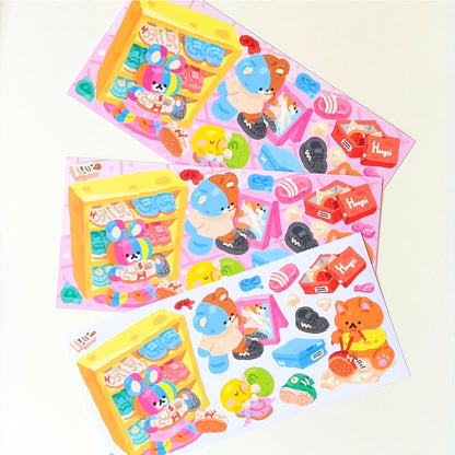 Hongsi Fantasy New Shoes Sticker Sheet