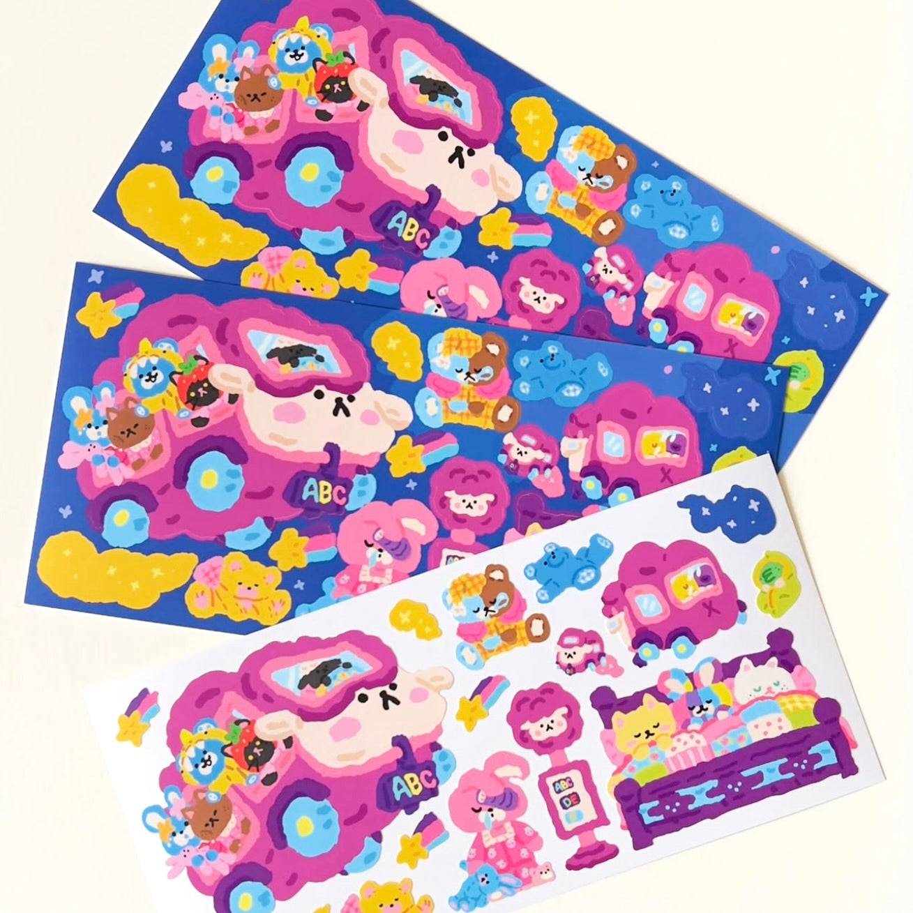 Hongsi Fantasy Counting Sheep Sticker Sheet