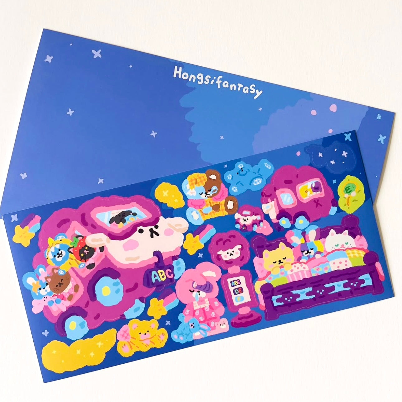 Hongsi Fantasy Counting Sheep Sticker Sheet