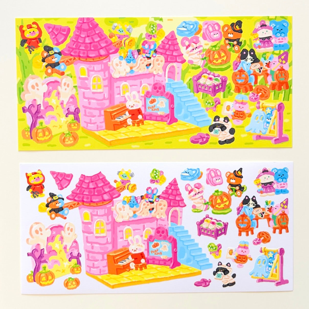 Hongsi Fantasy Halloween Castle Sticker Sheet