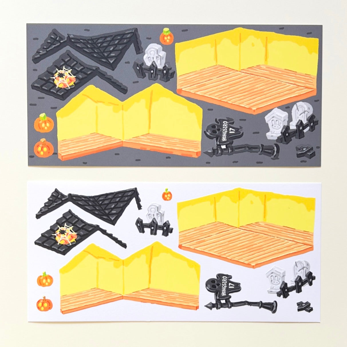 Hongsi Fantasy Haunted House Sticker Pack