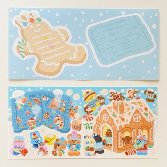 Hongsi Fantasy Gingerbread Sticker Sheet
