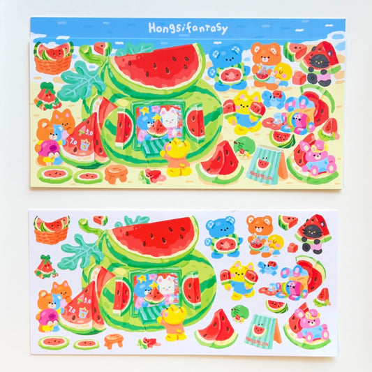 Hongsi Fantasy Watermelon Party Sticker Sheet