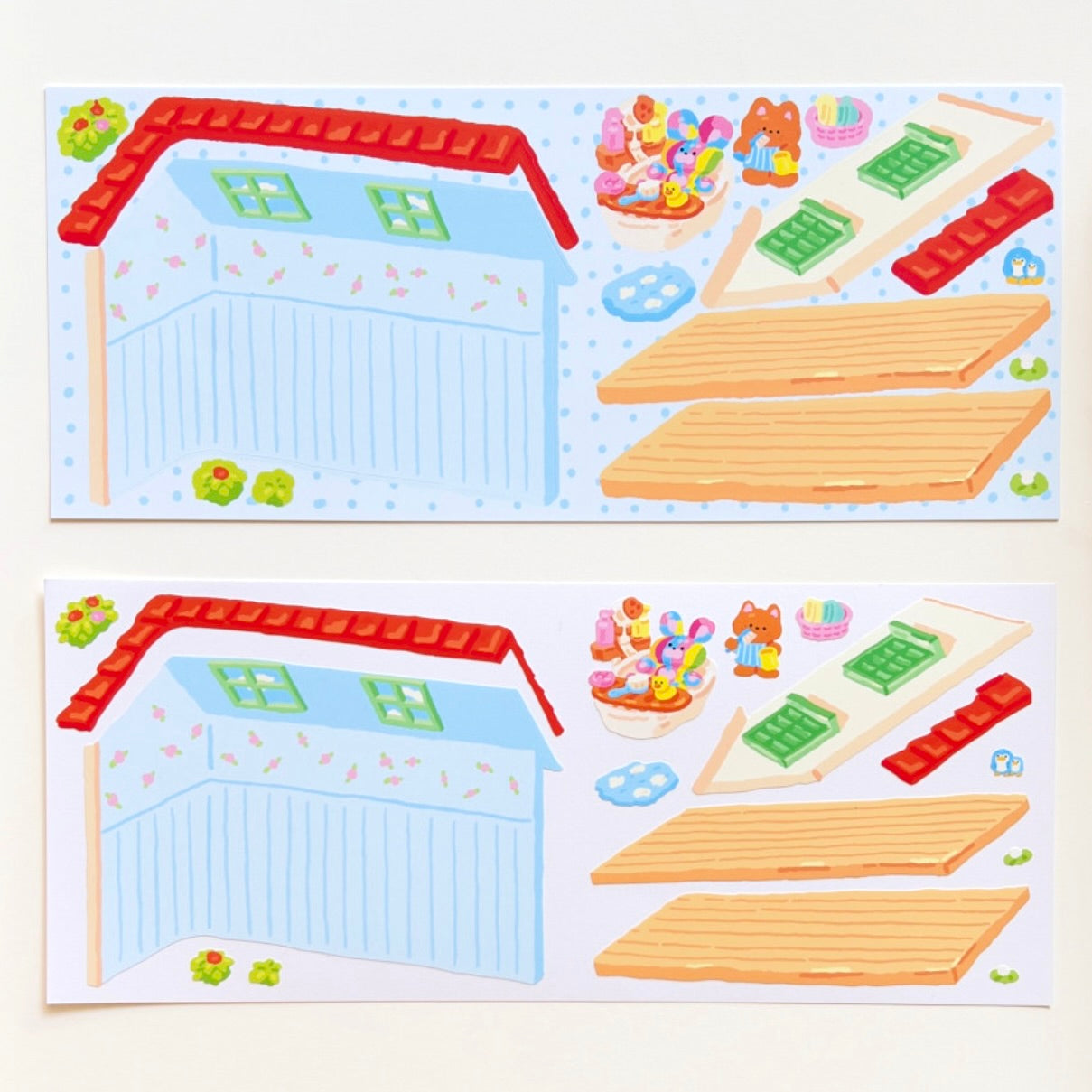Hongsi Fantasy Cozy Home Sticker Sheet