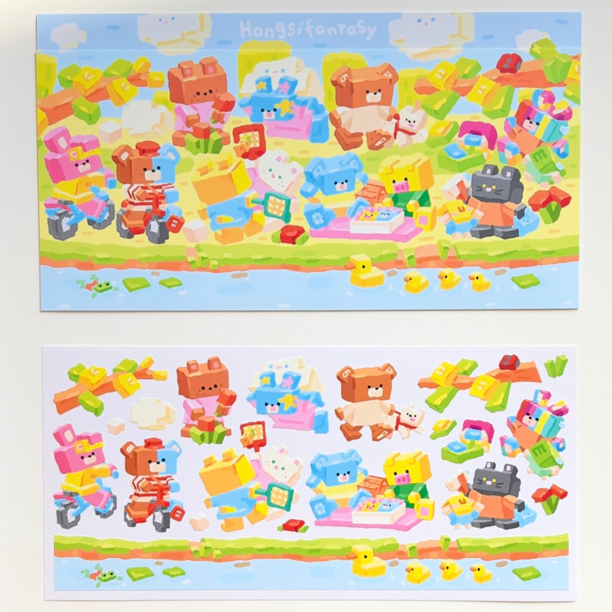 Hongsi Fantasy Spring Time Fun Sticker Sheet