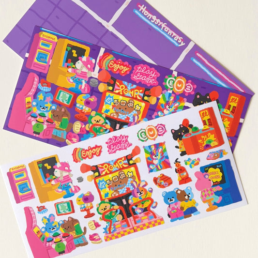 Hongsi Fantasy Arcade Sticker Sheet