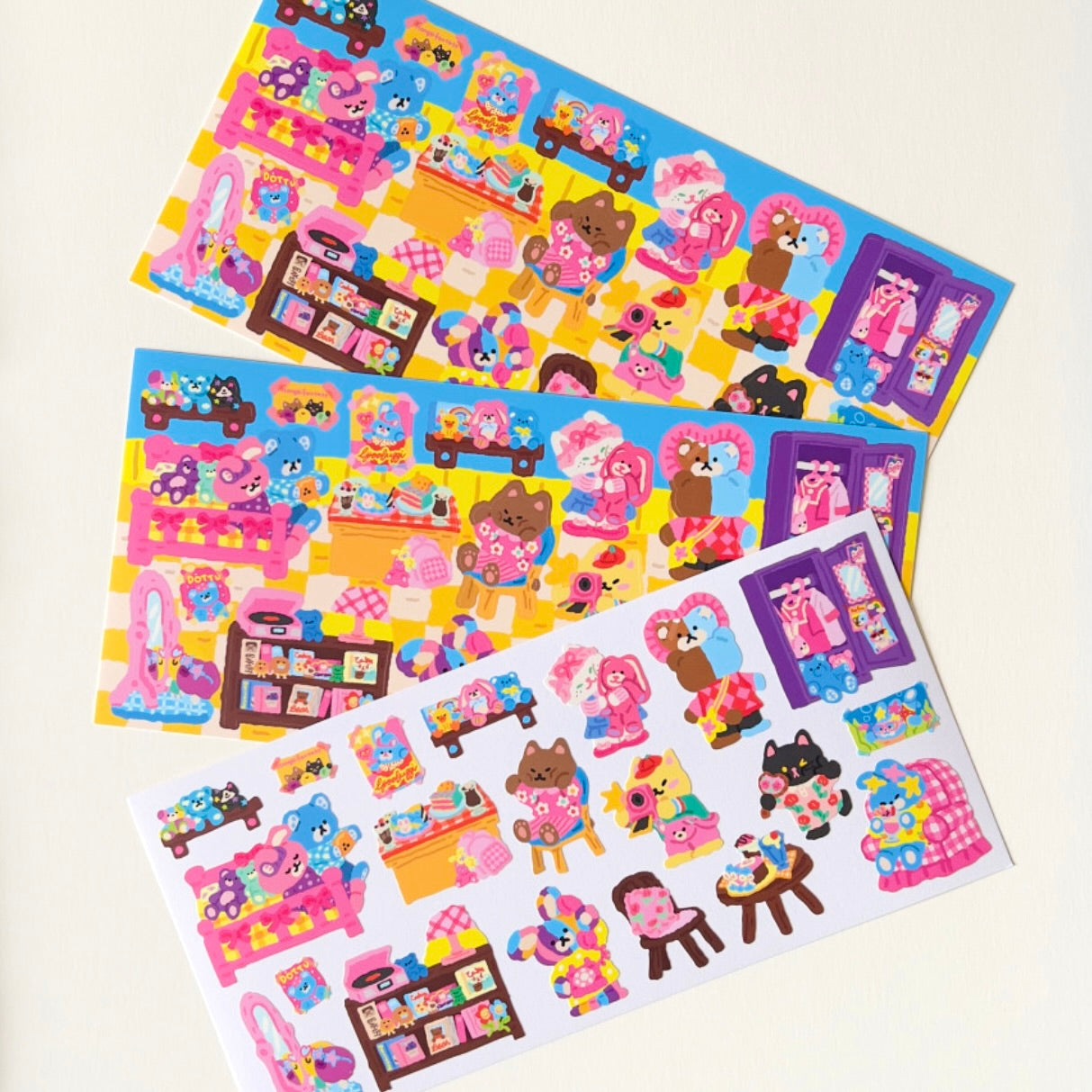 Hongsi Fantasy Home Cafe Sticker Sheet